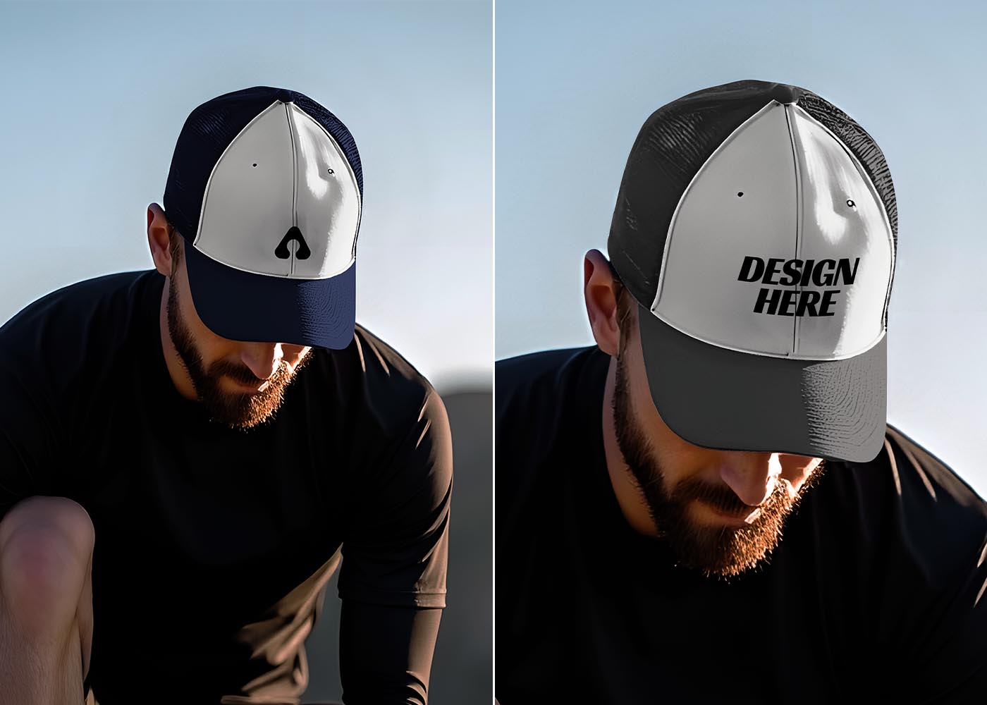 aero sport outfit mockup