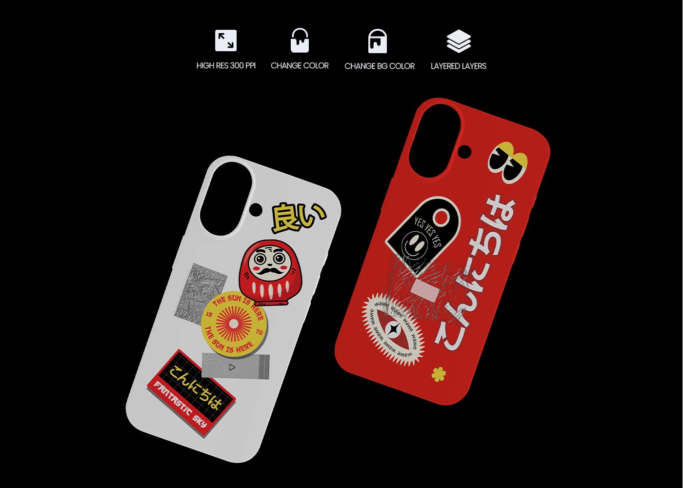 Kaze Iphone Case Display
