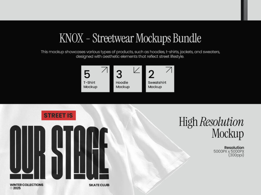 knox street apparel mockup