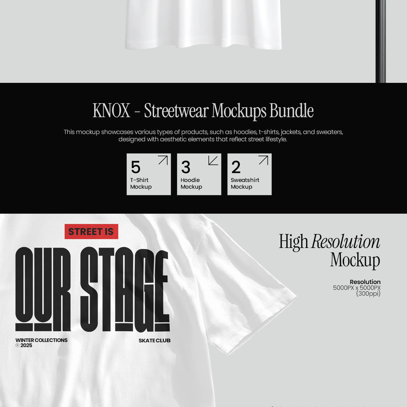 knox street apparel mockup